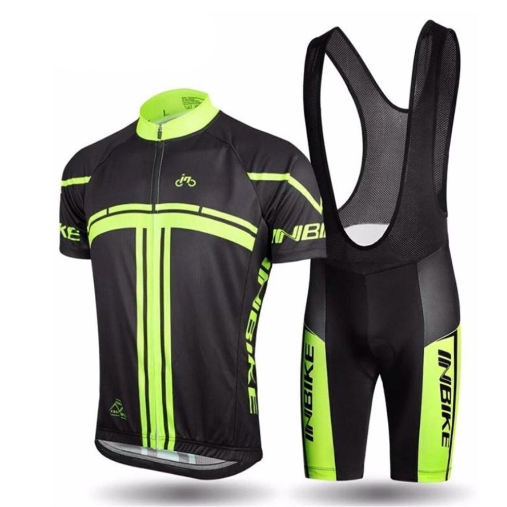 Inbike summer cycling jersey & bib set size medium